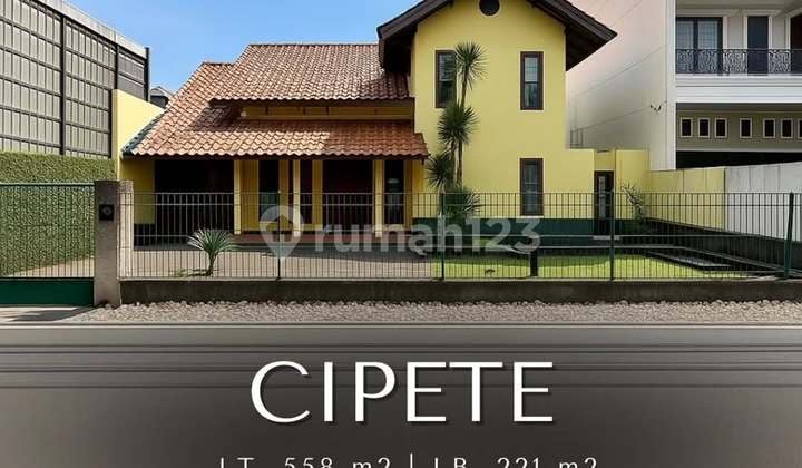 Rumah Bagus Cipete, Jakarta Selatan SHM Unfurnished