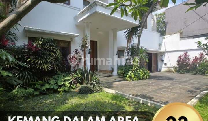 Rumah Kemang, Jakarta Selatan Bagus SHM Furnished