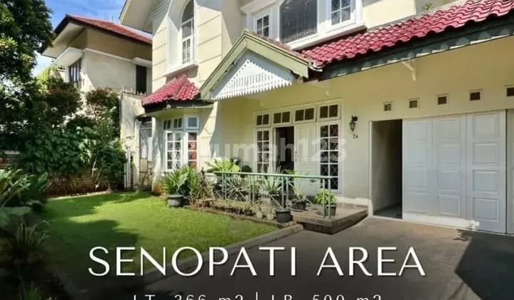 Rumah Senopati, Jakarta Selatan Bagus Unfurnished SHM
