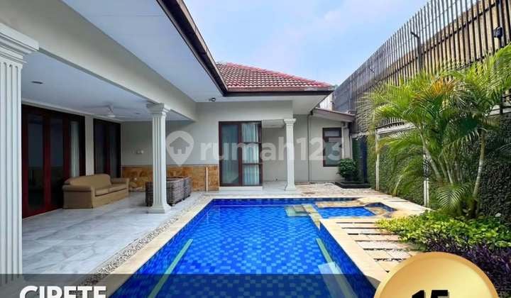 Rumah Bagus Semi Furnished SHM Cipete, Jakarta Selatan