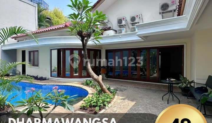 Rumah Darmawangsa Bagus Semi Furnished SHM Kebayoran Baru, Jakarta Selatan