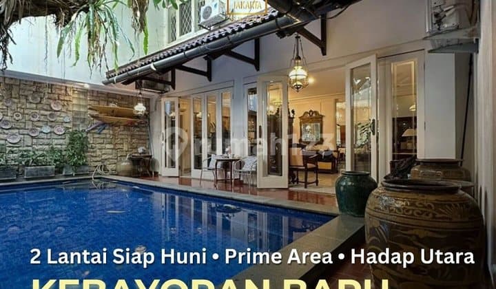 Rumah Bagus Semi Furnished SHM Kebayoran Baru, Jakarta Selatan