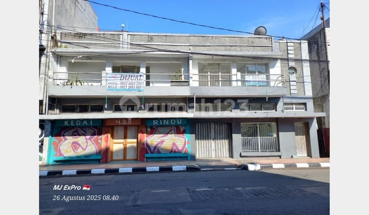 Dijual Ruko 2 Unit Harga Murah Mainroad Jl.otista Astana Anyar Dkt Alun Alun Bandung