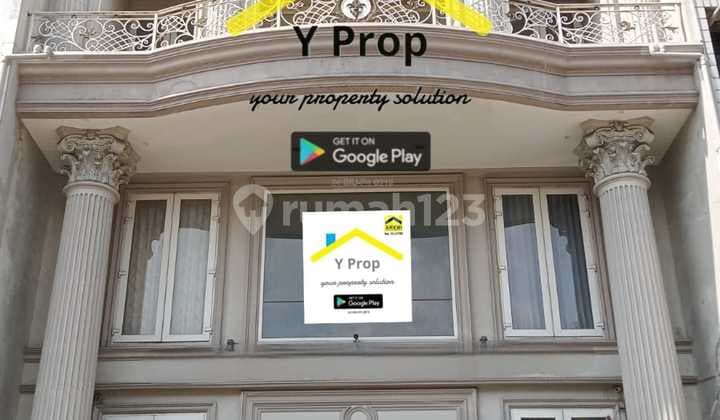 Disewa Mini Building Cocok tuk Billiard, Karaoke, Spa, dll European Style/Ruko Gandeng di Tubagus Angke, Lt.10x22, Lb.+/- 880 m2, 4 lantai, Jakarta Barat