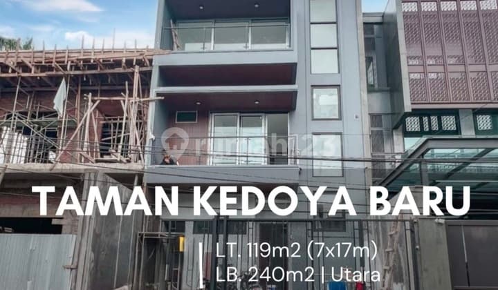 Brand New 3 Lantai Kedoya Baru Row Jalan 10 Meter