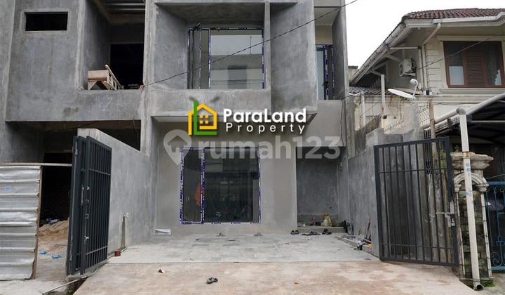 Meruya Utara Uk 6X16 Mtr / Rumah Baru / 2 Lantai Akses / Jalan 4 Mobil dan bisa KPR