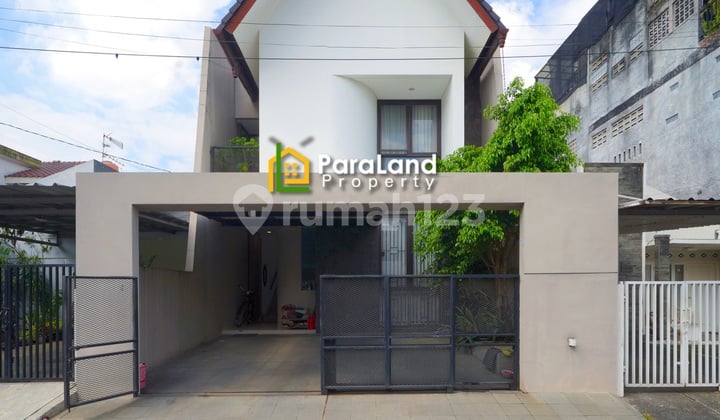 Translations from Indonesian to English:Ready-to-Occupy House in Taman Alfa Indah, eligible for Mortgage with Wide Road Access.