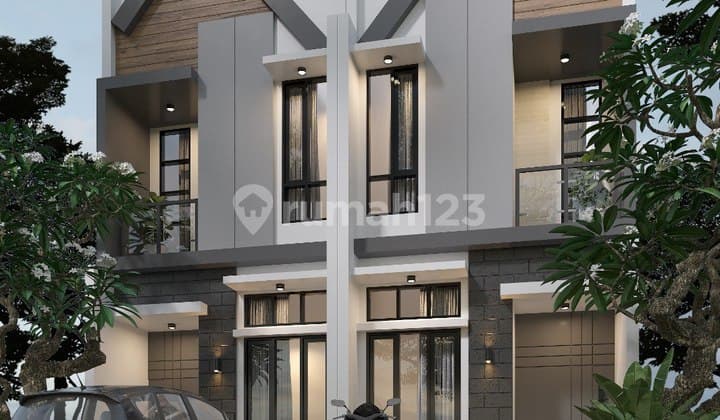 Modern Town House 2 Lantai Minimalis di Kab Malang