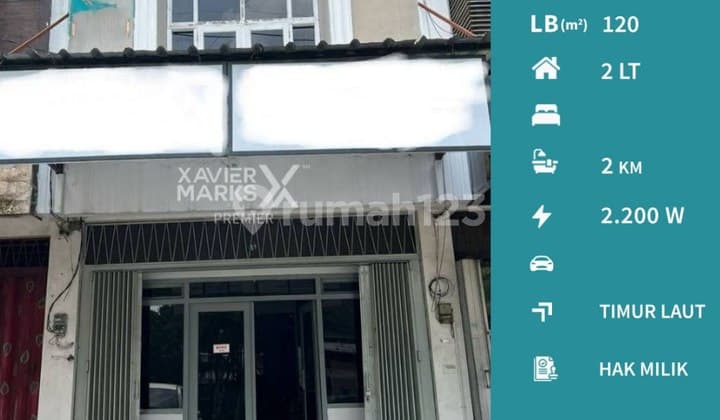 Dijual Ruko Strategis Kawasan Ramai di Jl Wilis Klojen Malang