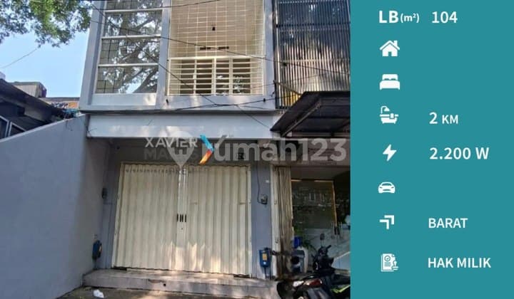 Dijual Ruko Strategis Tepi Jalan Raya Bunga Bunga Lowokwaru Malang