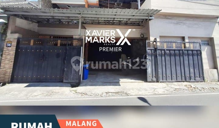 Dijual Rumah Banyak Kamar Dekat Pasar di Mergan Sukun Malang