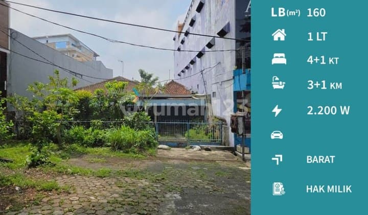 For Sale Land-Calculated House on Main Road S Parman, Blimbing, Malang