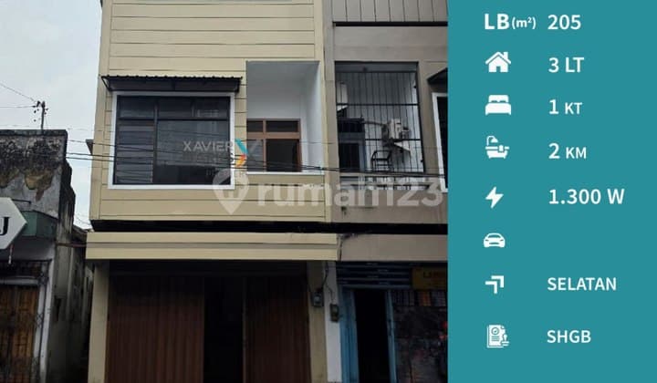 Dijual Ruko Siap Huni di Jl Kyai Tamin Klojen Malang Area Pasar Besar