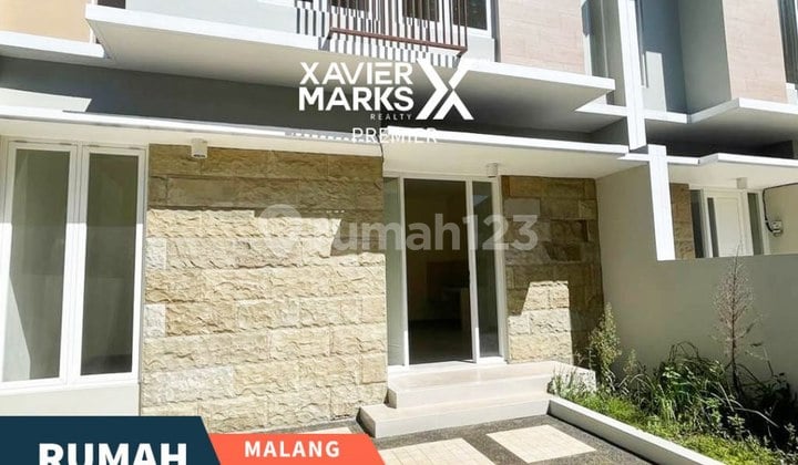 Dijual Rumah Modern Baru di Lowokwaru Malang SHM Hadap Timur