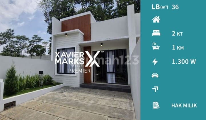 Rumah Baru Furnish Dekat Exit Tol di Bukit Indah Permai Malang