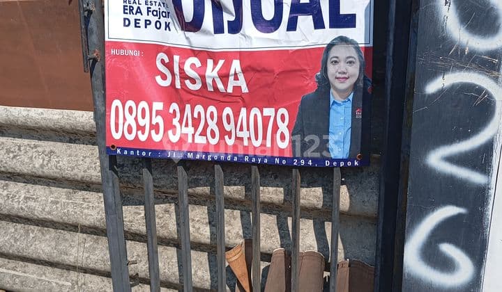 Dijual Murah Rumah 2 Lt Di Pancoran Mas Dekat Krl Depok Baru