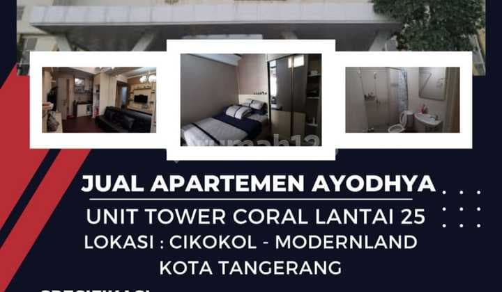Nego Sampai Jadi Apartemen Ayodhya Cikokol Tangerang View Taman Belum Pernah Dihuni coral