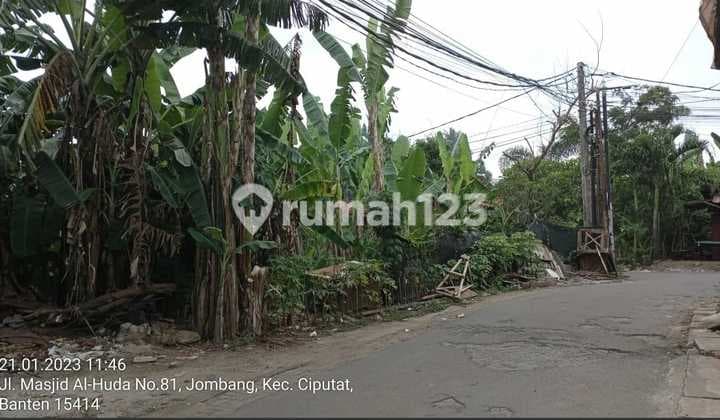 Dijual Segera Tanah 500 M, Jl. Pertanian Jombang Rawalele Bintaro