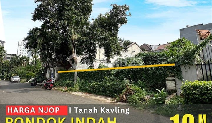 Tanah Pondok Indah 653 m² Harga Njop Elite Area