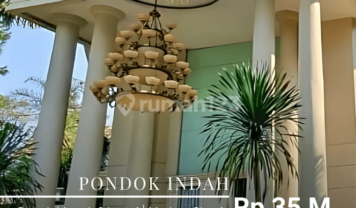 Pondok Indah 2-Story House with Pool, Spacious Carport Garage