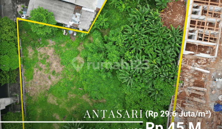 Antasari Raya Land Almost at NJOP Area 1,518 m²
