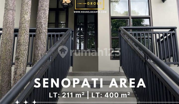 Rumah Senopati Prime Area Kebayoran Baru Dekat Scbd . Carport Luas