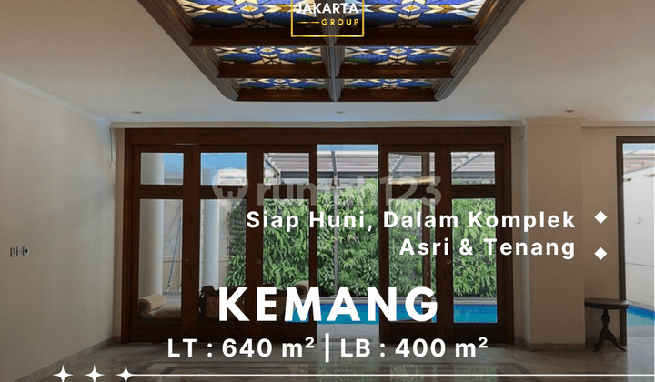 For Rent Rumah Kemang Ada Pool Carport Luas Dalam Komplek