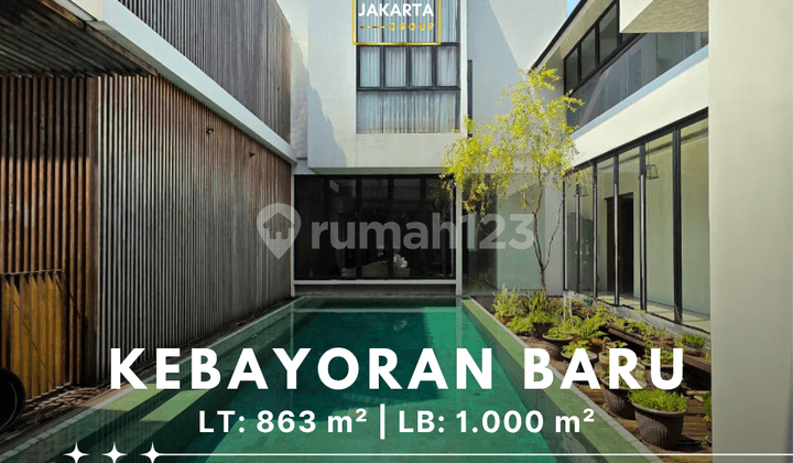 Rumah Mewah Kebayoran Baru Private Pool Strategis Dekat PIM & Gandaria City