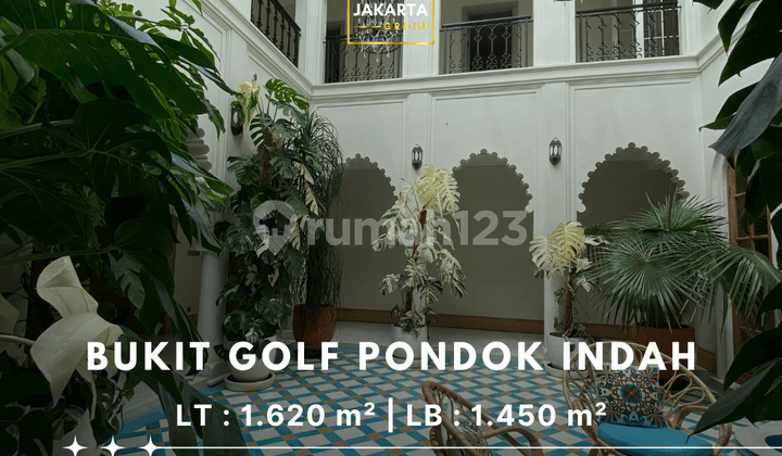 Luxury House Modern Eropa 2 Lantai + Basement Prime Area Bukit Golf Row Jalan Lebar