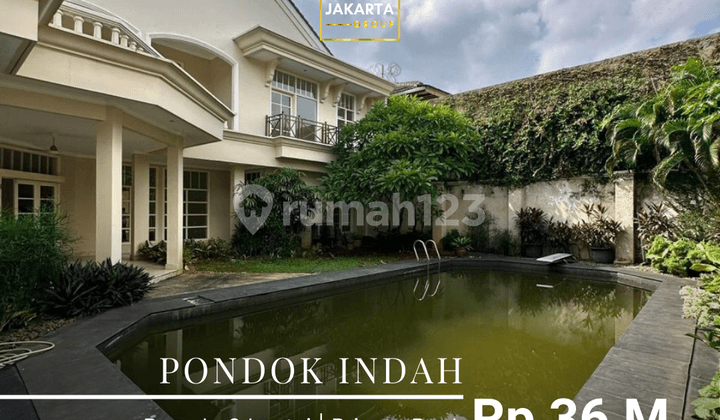 Rumah 2 Lantai Private Pool Prime Area Row Jalan Lebar