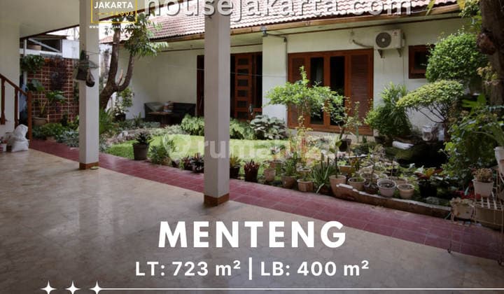 Rumah Menteng Kawasan Elite . Akses Mudah Kawasan Bisnis Hi, Thamrin & Sudirman