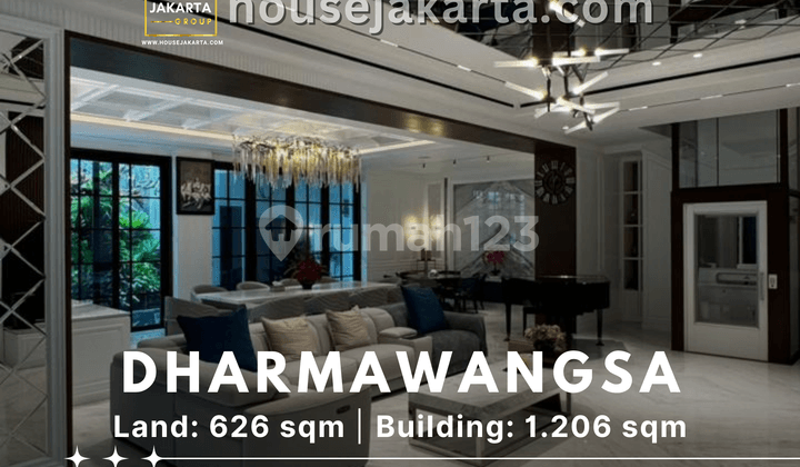 Rumah Mewah Dharmawangsa Kawasan Elite Kebayoran Baru Fully Furnished