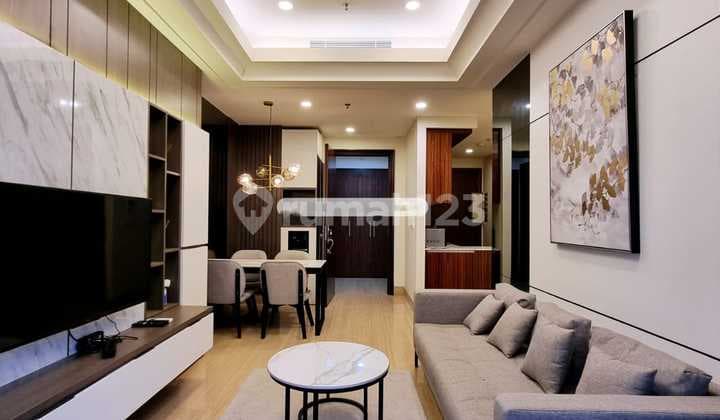 For Sale Quick Luxury 2 Bedroom Furnished Apartment 97sqm in South Hills Kuningan, South Jakarta