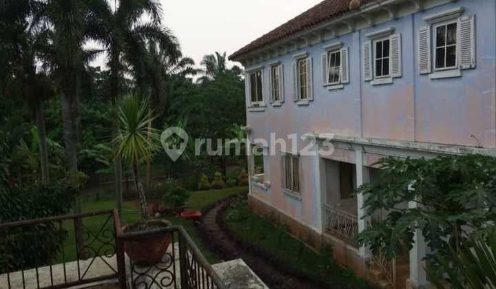 Rumah Asri 2 Lt Vew Danau Di Telaga Kahuripan Bogor Halaman Luas