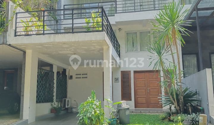 Rumah Minimalis Siap Huni Full Furnish Private Pool Depan Green Area Sentul City Bogor