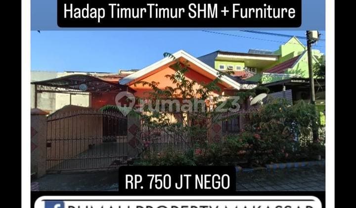 Btn Gowa Sarana Indah Jumlah Kamar : 5 Jumlah Wc : 3 2 Lantai Ukuran Tanah : +/- 135 M² Ukuran Bangunan : +/- 200 M² Listrik : 1300 Hadap Timur SHM Lama Bangunan : Renovasi Sejak 2001 Harga : 750.000.000 + Furniture