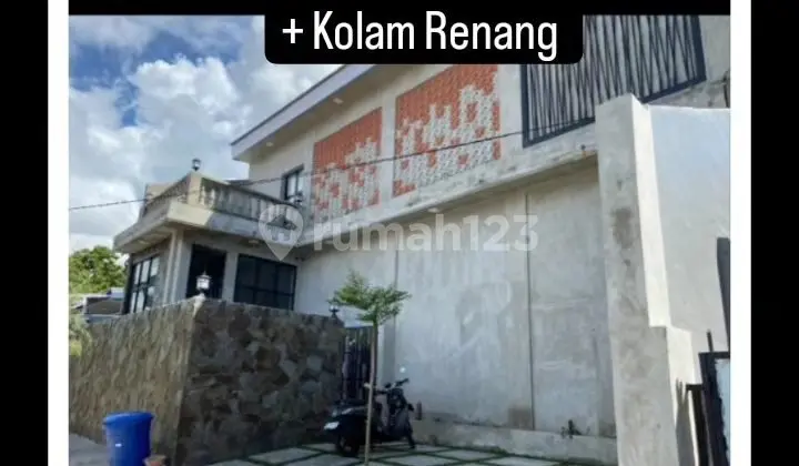 Rumah Btn Tabaria + Kolam Renang LT 14X16x 2 Lantai Kamar Tidur 3 Kamar Mandi 4 Full Perabot Dekat Kampus Rp. 2.5 Milyar Nego