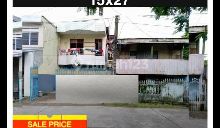 Dijual Cepat Rumah Pinggir Jalan Adipura Makassar - Luas Tanah 15X27 - bisa Jadi 3 Ruko - Harga Ruko Pasaran Sekitar Rp 2,2M ( dengan Luas 5X15 ) - untuk Lokasi bisa Dibangun 3 Ruko Dgn Luas 15X27 ( untuk Akses Parkir Didepan 5 Meter) - Keuntungan bisa 2