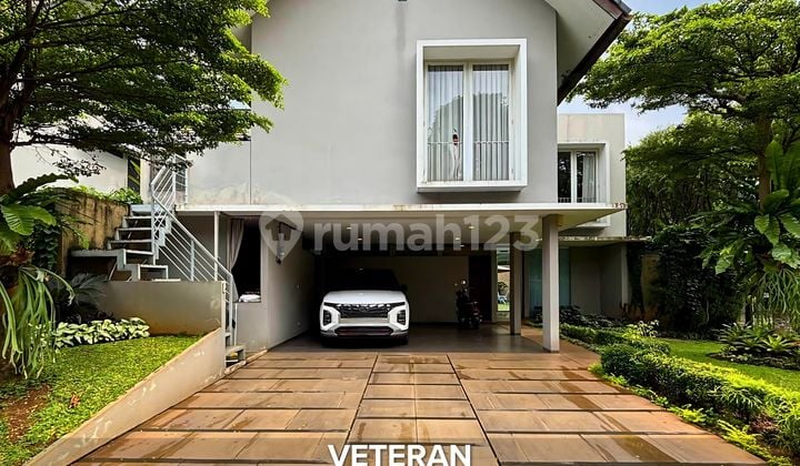 Dijual Rumah Modern Tropical Semi Furnished Lokasi Strategis Di Veteran