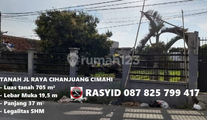 Dijual Murah Tanah Di Jalan Raya Cihanjuang Parongpong Cimahi Utara