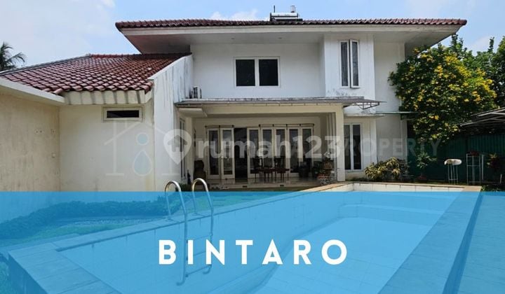 Rumah Bintaro Sektor 8 Private Pool ,Dalam Cluster Exclusive