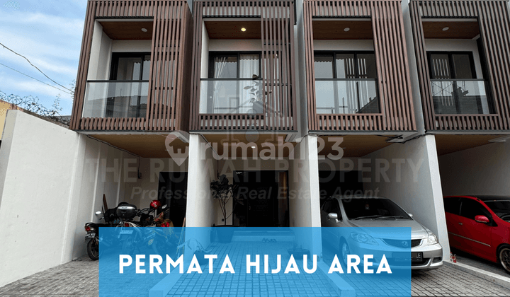 Townhouse Baru 3 Lantai Unit Baru Permata Hijau Area