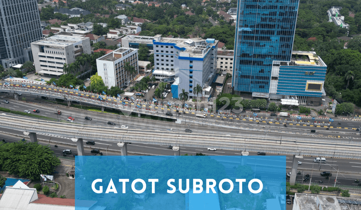 Tanah Pinggir Jalan Gatot Subroto Jakarta Bentuk Tanah Ngantong