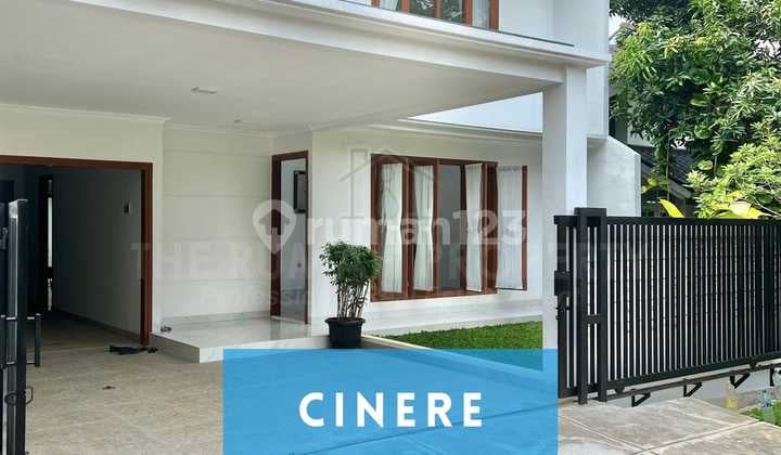 Rumah Baru Renovasi Unit Bagus Dalam Komplek di Cinere Depok