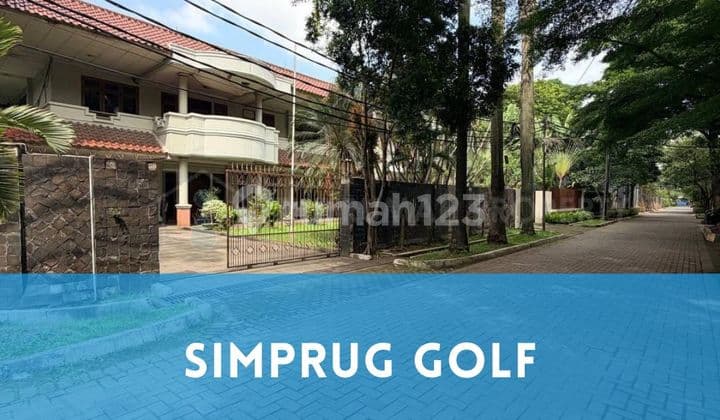 Rumah Hook Kawasan Perumahan Elit Smprug Golf Jakarta Selatan