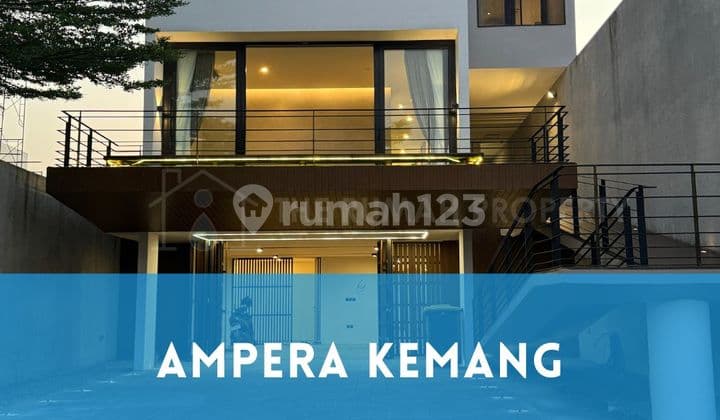Townhouse Elit Jalan Lebar Private Pool Ampera Kemang Jaksel