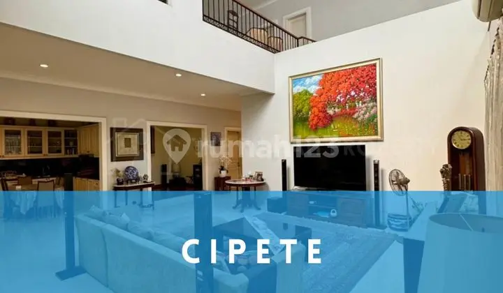 Rumah Terawat 2 Lantai Cipete Area Hadap Timur 4 Kamar
