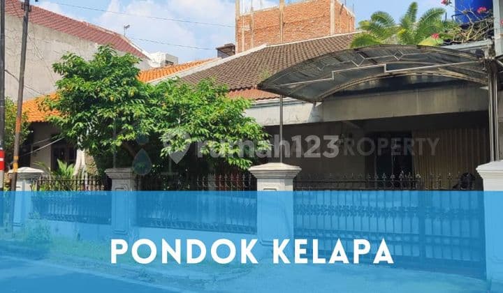Rumah Komplek Kavling Dki Pondok Kelapa Jakarta Timur Jalan Lebar
