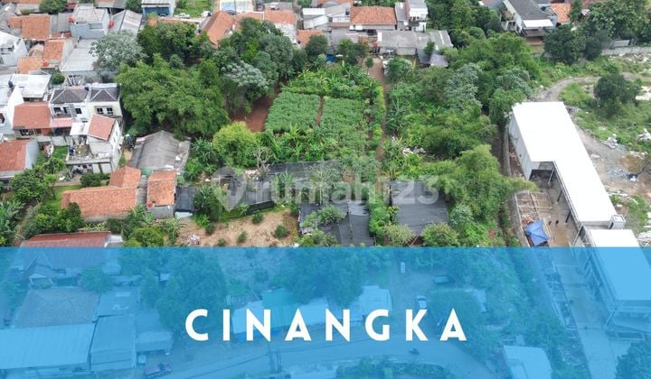 Tanah Cocok untuk Cluster di Cinangka Dekat Modern Hills Pondok Cabe