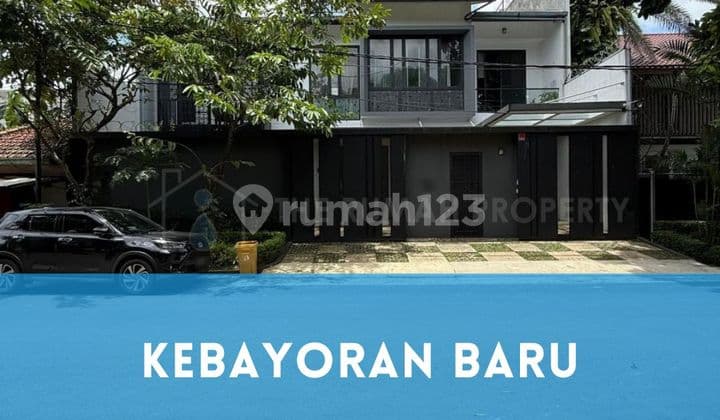 Rumah Jalan Lebar Private Pool Kebayoran Baru Dekat Pakubuwono